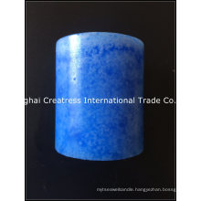 Own Factory Popular Pillar Candle Light Blue Bulk for Sale